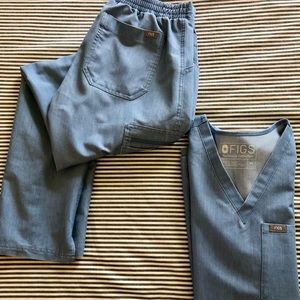 Figs Heather Indigo XS